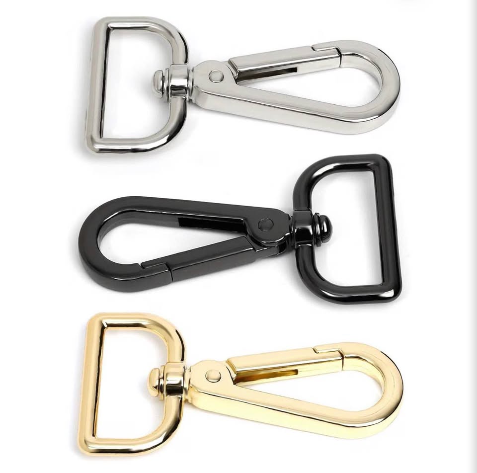 16-Piece Swivel Lobster Claw Clasps in 4 Colors
