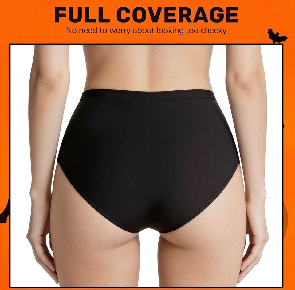 High-Waisted Tummy Control Bikini Bottoms