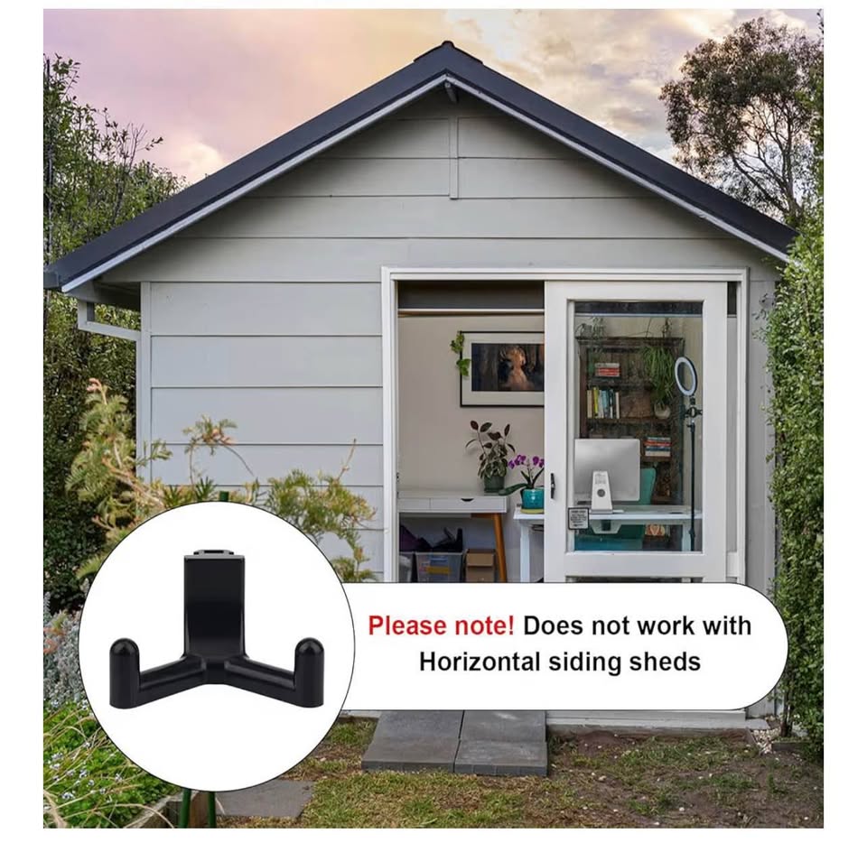 5Pack Tool Hooks for Lifetime Shed,Compatible with Lifetime Shed Accessories She
