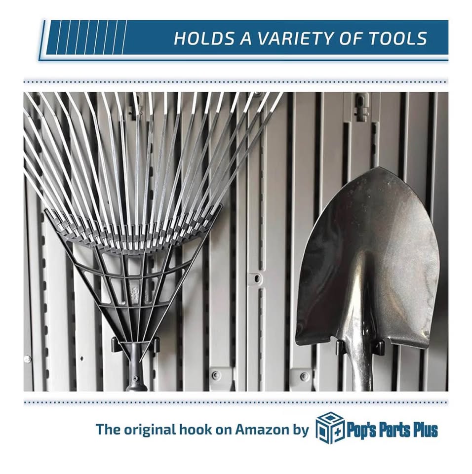 5Pack Tool Hooks for Lifetime Shed,Compatible with Lifetime Shed Accessories She