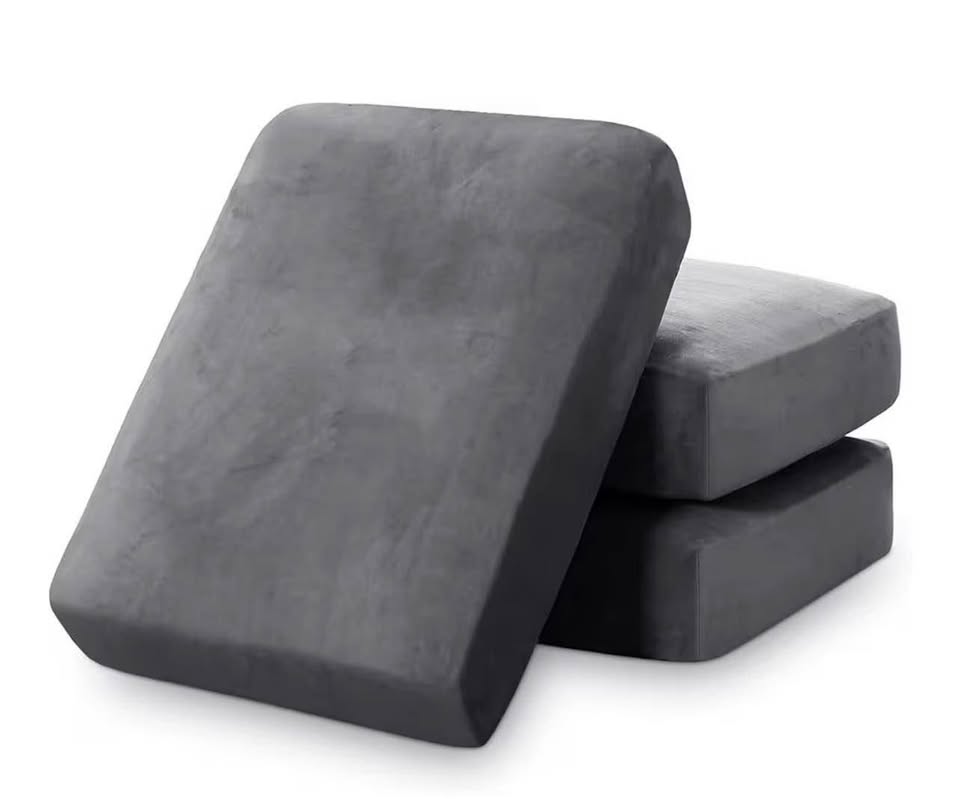 Stretch Velvet Couch Cushion Covers for Individual Cushions Sofa Cushion Covers 