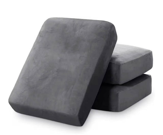 Stretch Velvet Couch Cushion Covers for Individual Cushions Sofa Cushion Covers 