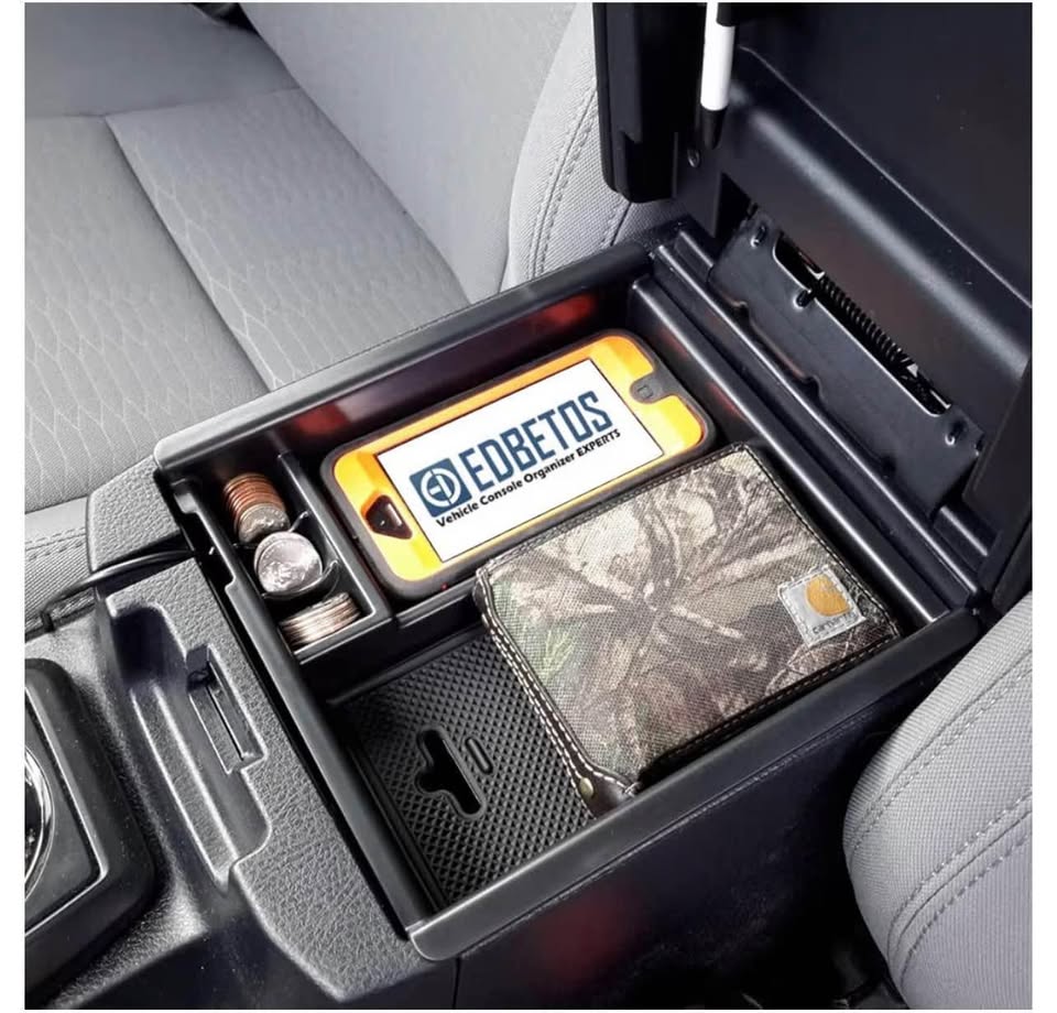 Center Console Accessory Organizer Compatible with 3rd Gen Toyota Tacoma 2016-20