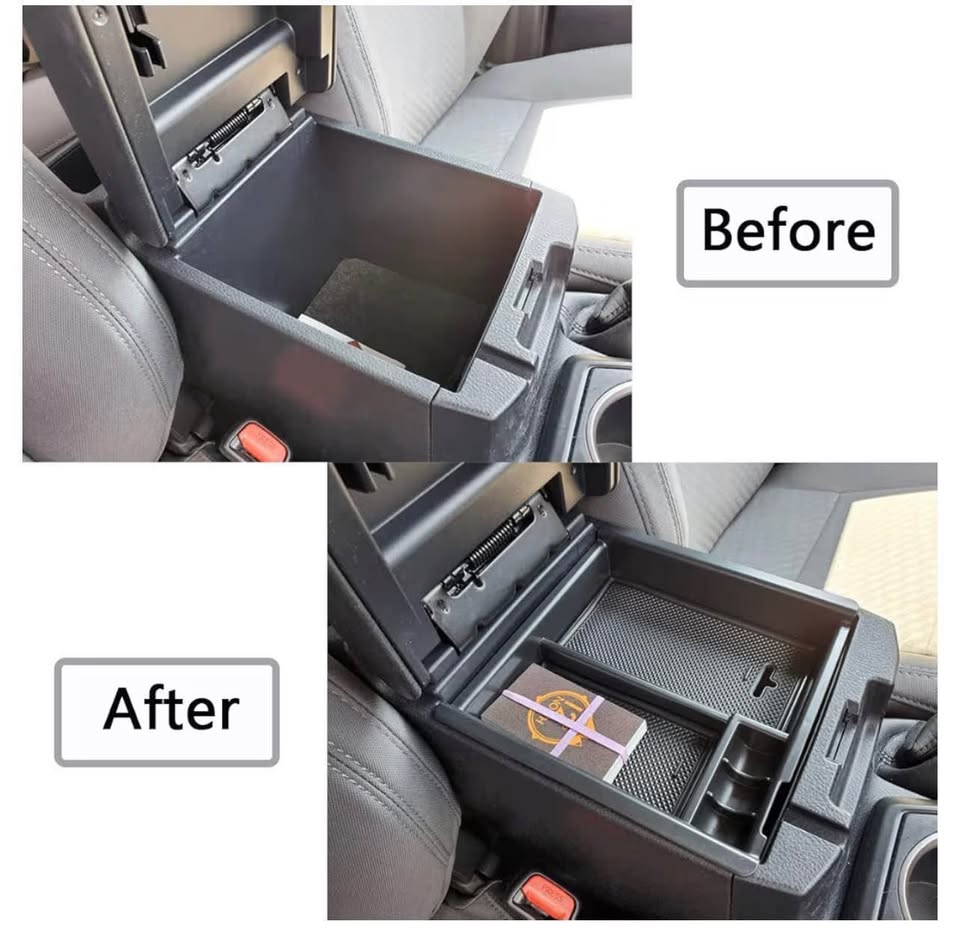 Center Console Accessory Organizer Compatible with 3rd Gen Toyota Tacoma 2016-20
