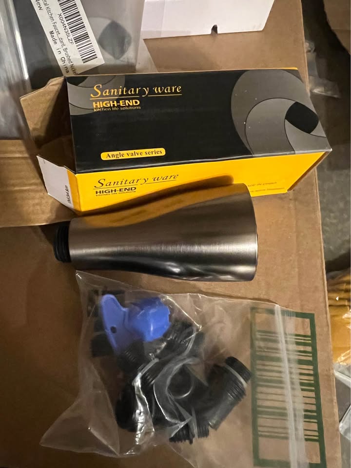 Pull Down Kitchen Faucet Head Replacement, 3-Function Metal Kitchen Faucet Head 