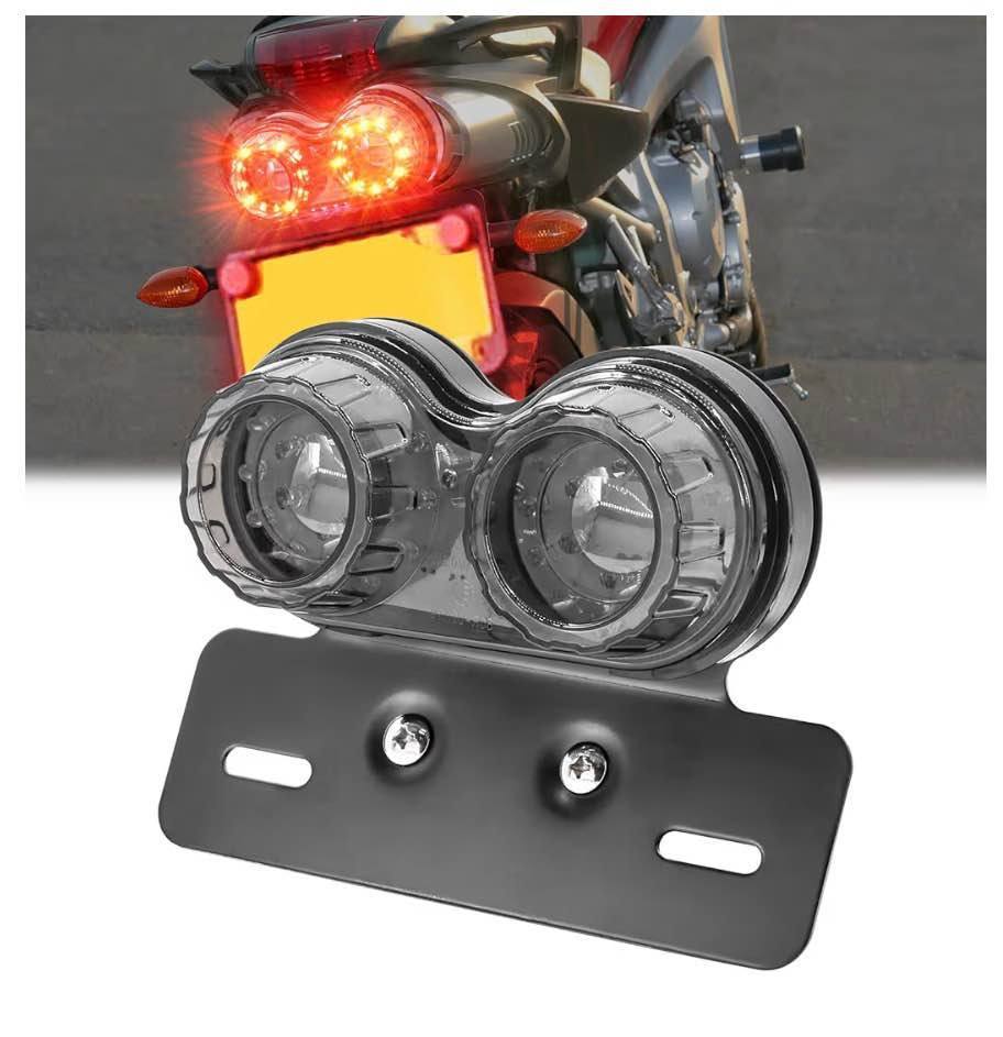 40-LED 40W Motorcycle Tail Light Integrated Running Lamp Brake&Turn Signal Light