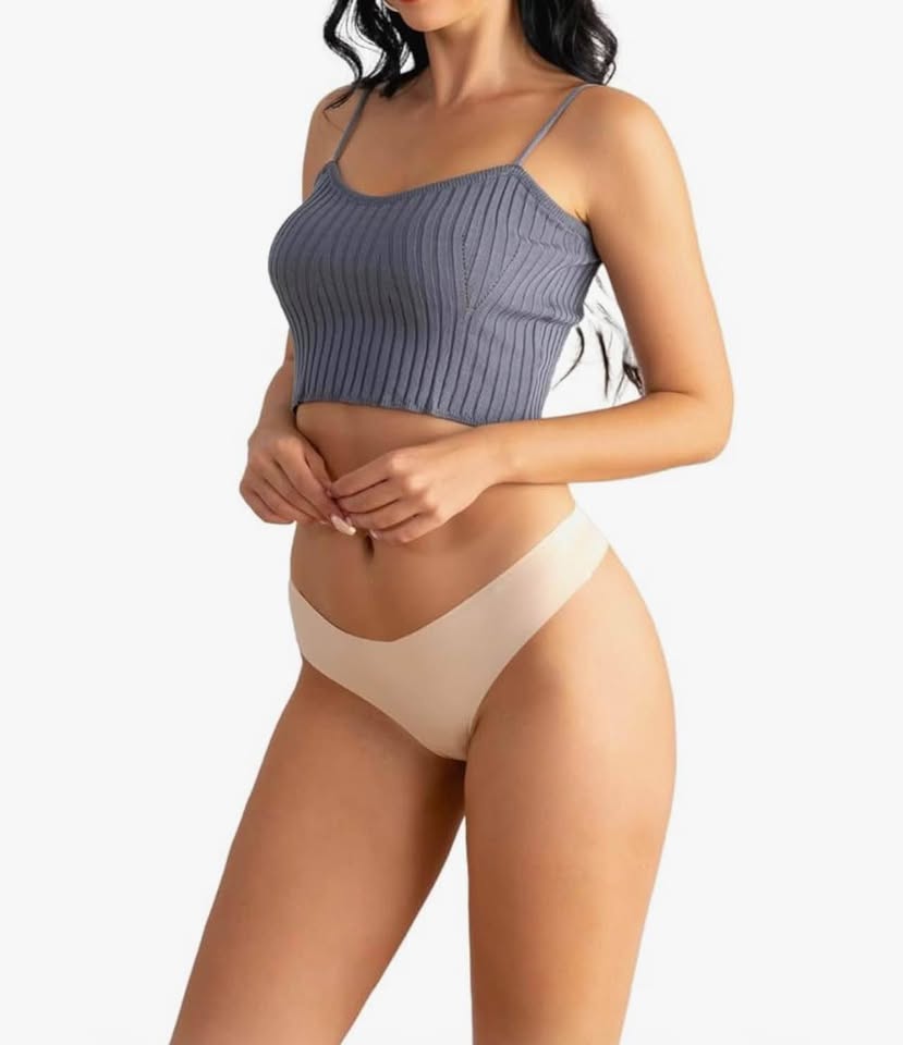 Women Underwear Seamless Thong T Back Panty for Ladies Cotton Breathable Thongs 