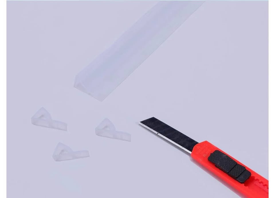 120" Silicone Shower Door Seal for 3/8" Glass