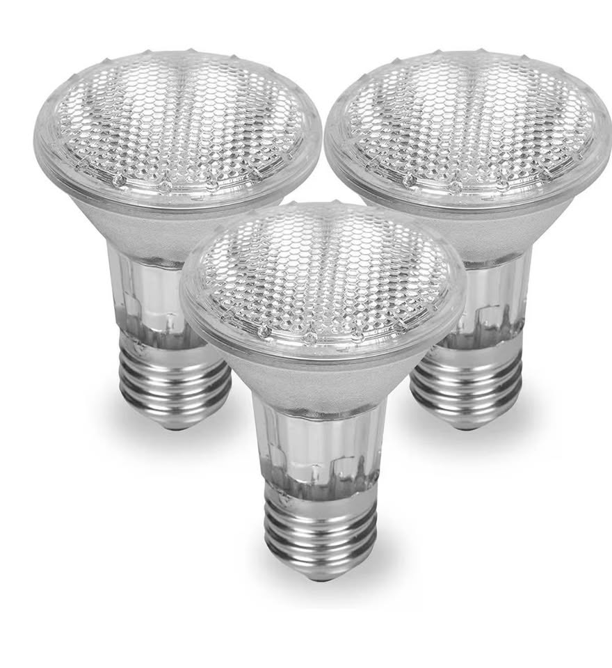 Par 20 3 Pack FL25 50PAR20/FL 50 Watt Halogen Spot Light Bulb Replacement 120V 1