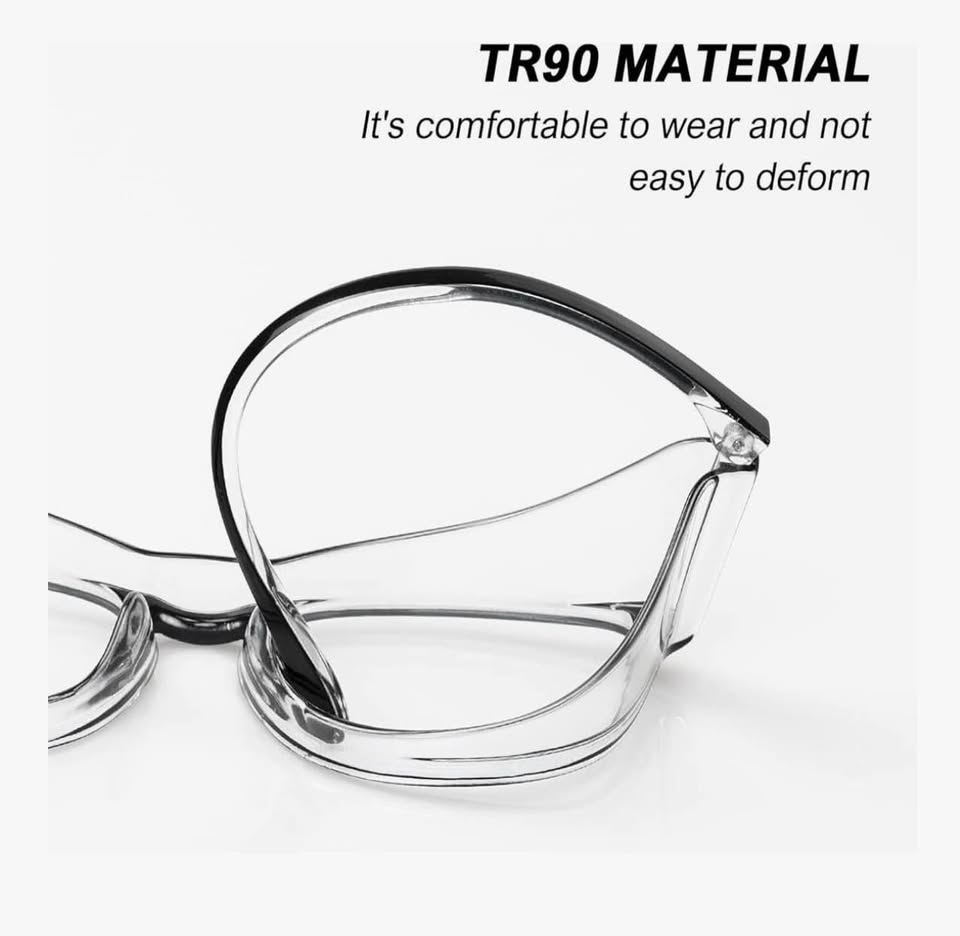 safety glasses women men anti fog glasses for protective eyewear blue light bloc
