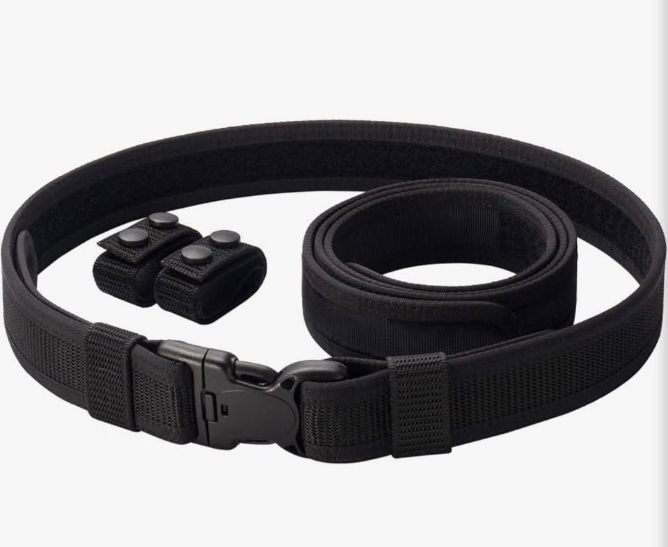 Tactical Duty Belt System with Inner Belt and Keepers L