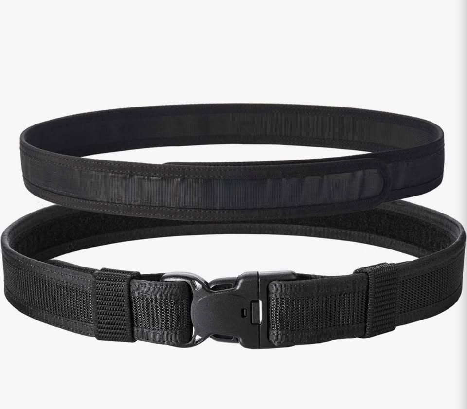 Tactical Duty Belt System with Inner Belt and Keepers L