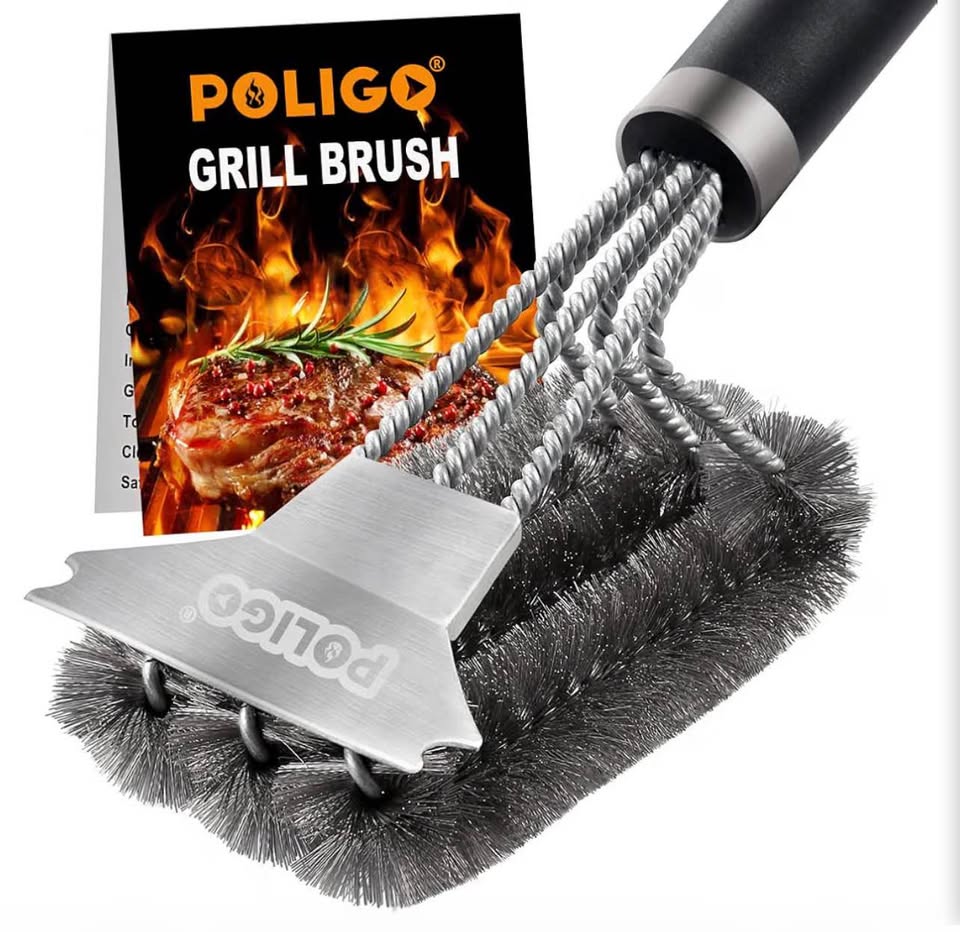 POLIGO Grill Brush and Scraper
