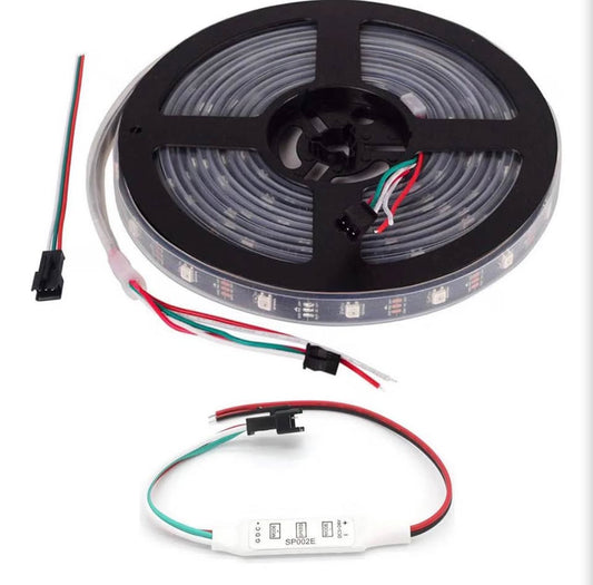 WS2812B LED Strip Lights 16.4ft 5M WS2812B 150LEDs Programmable Individual Addre