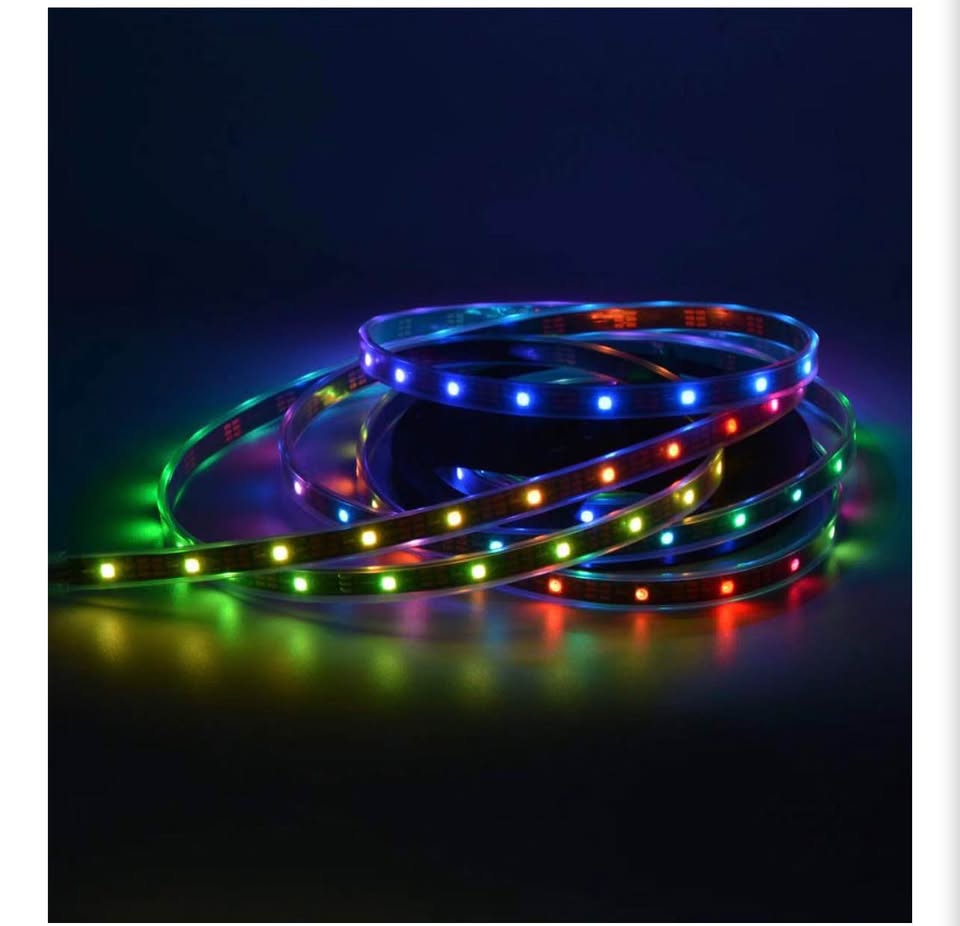 WS2812B LED Strip Lights 16.4ft 5M WS2812B 150LEDs Programmable Individual Addre
