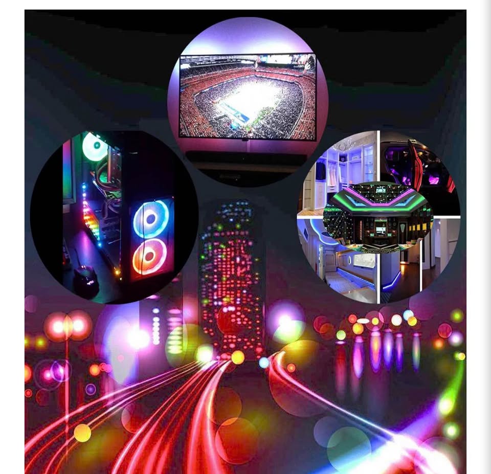 WS2812B LED Strip Lights 16.4ft 5M WS2812B 150LEDs Programmable Individual Addre