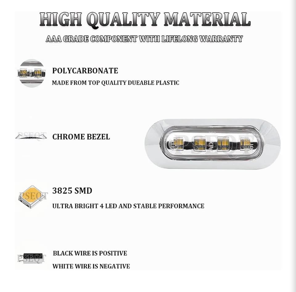 PSEQ LED Boat Utility Lights