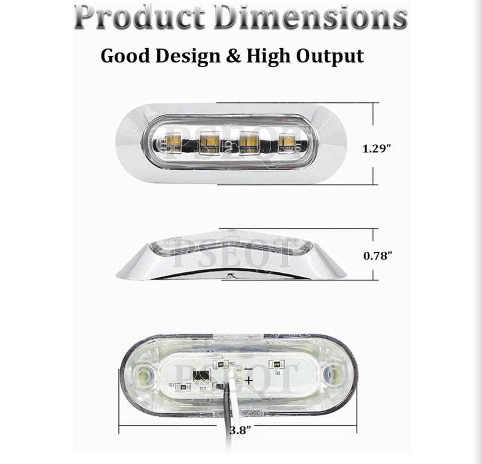 PSEQ LED Boat Utility Lights