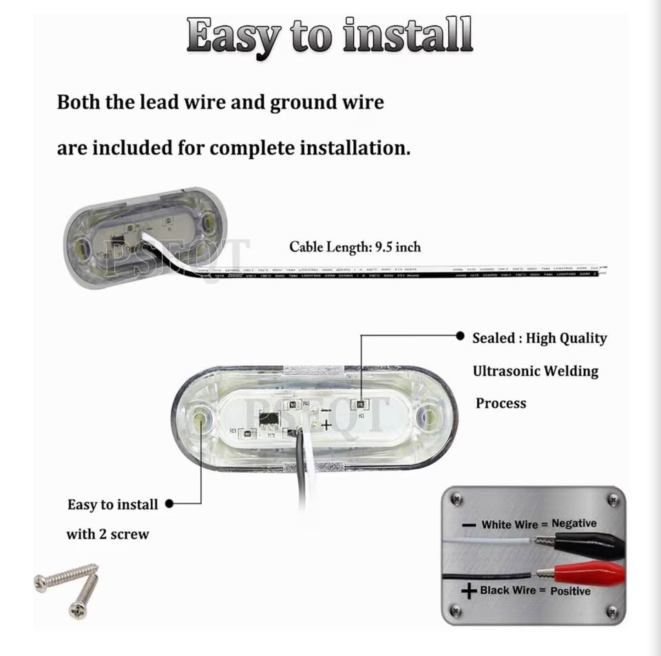 PSEQ LED Boat Utility Lights