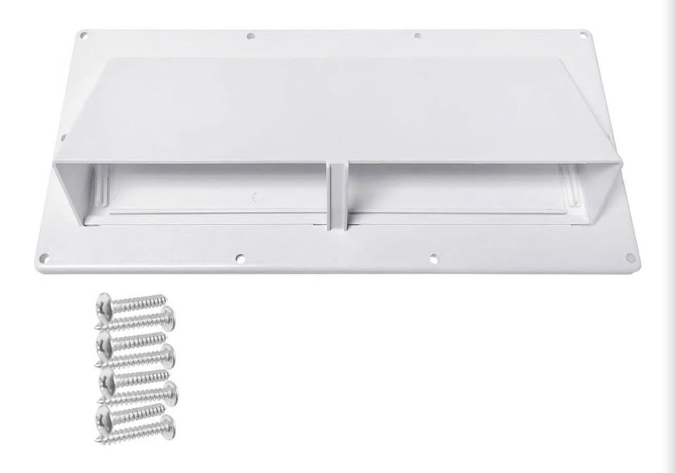 Camp'N RV Exhaust Vent Cover (White) - Perfect RV Stove Vent Cover Replacement f