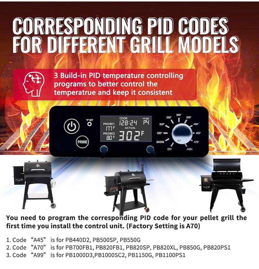 Digital Controller board  for Pellet Grills