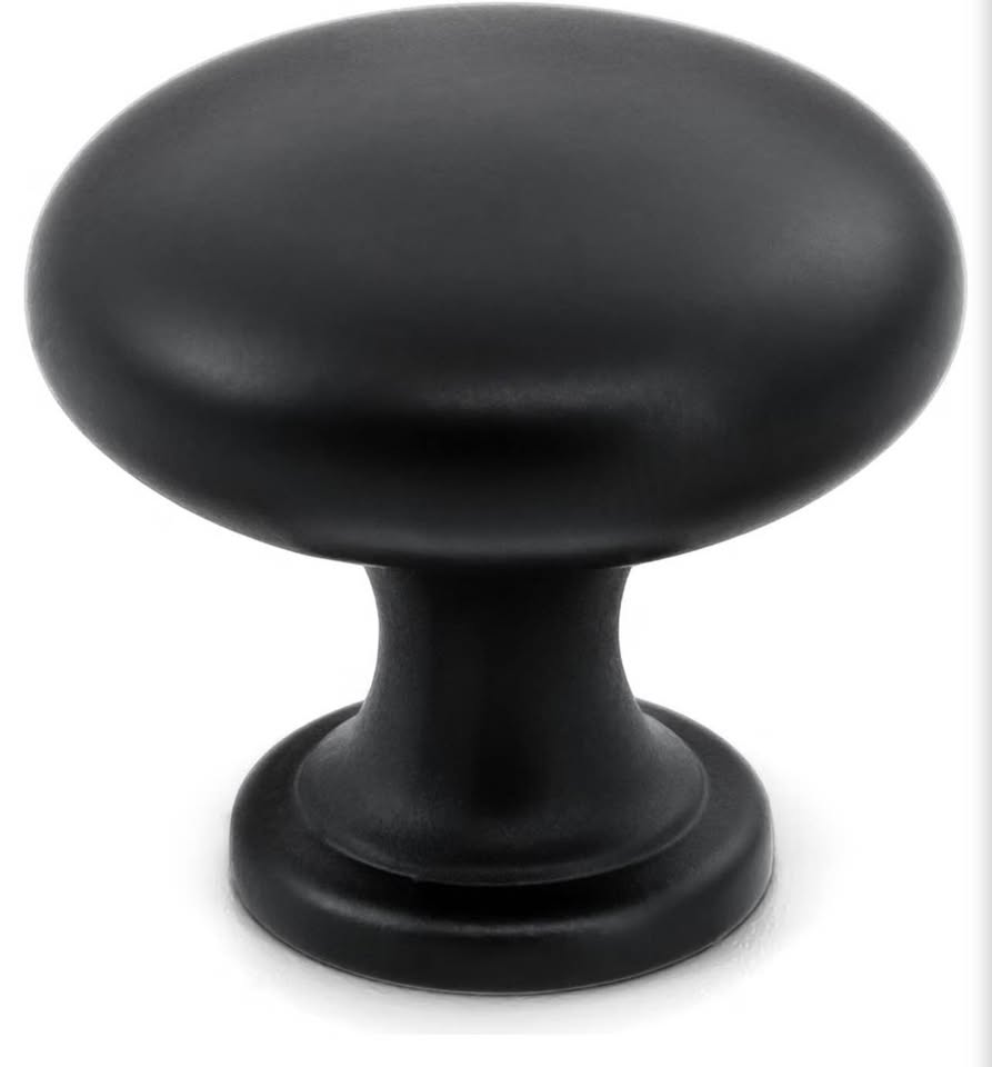 25 pack Matte Black Cabinet Knobs