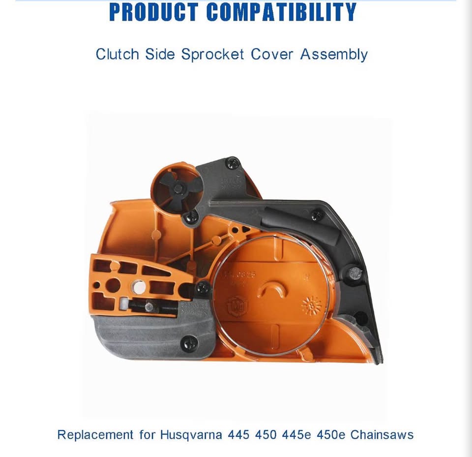 Husqvarna 445 450 Chainsaw Clutch Side Sprocket Cover Assembly