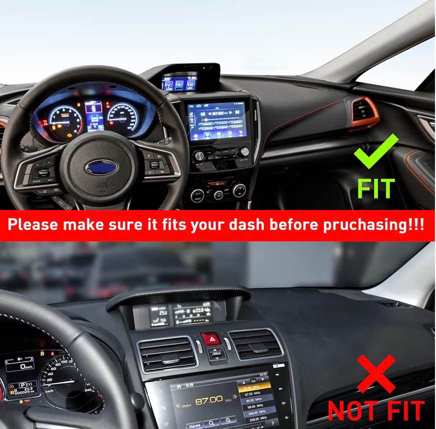 Dashboard Mats for Subaru Crosstrek Accessories 2023 2022 2021 2020 2019 2018 Su