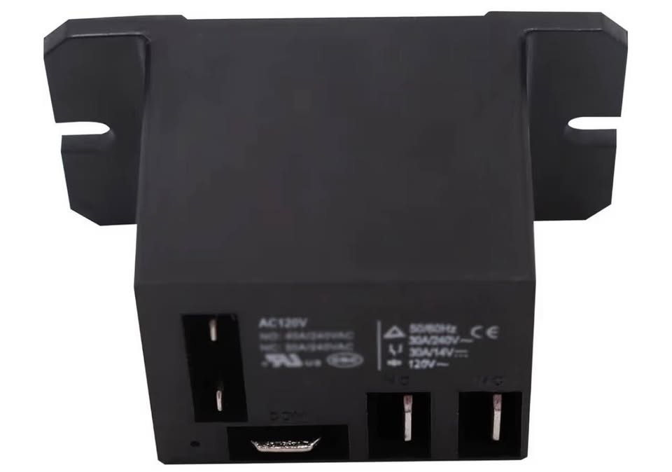 Tnisesm 2PCS Sealed Power Relay SPDT AC120V Coil, 20 Amp 120 VAC with Flange Mou