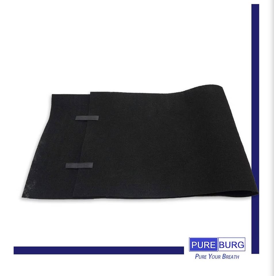 Carbon Filter, Cut-to-Fit Carbon Pad 16 x 48 inches Charcoal Sheet fits Range Ho