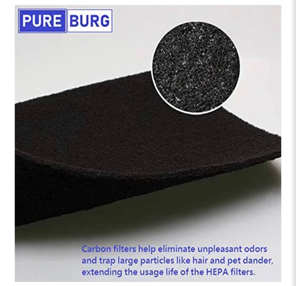 Carbon Filter, Cut-to-Fit Carbon Pad 16 x 48 inches Charcoal Sheet fits Range Ho