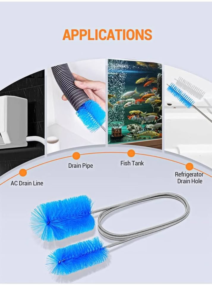 Flexible Drain Cleaning Brush Set