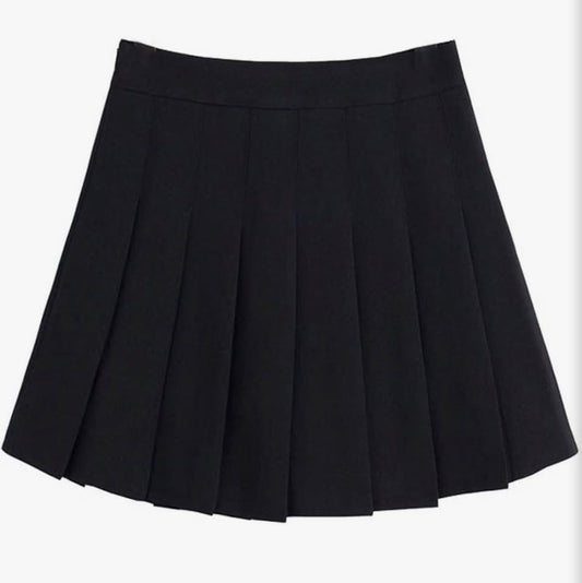 Women's High Waist A-Line Pleated Mini Skirt Short Tennis Skirt