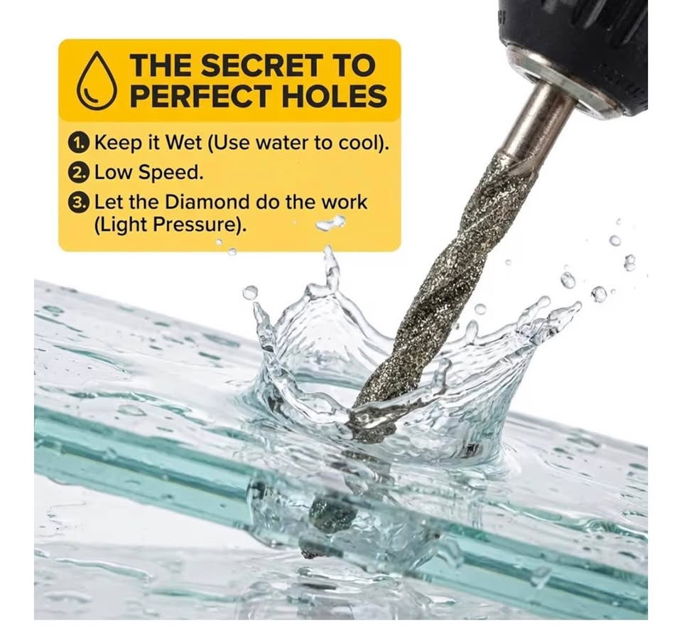 Drilax 24-Piece Diamond Drill Bit Set (1mm, 1.5mm, 2mm, 2.5mm) Compatible with D