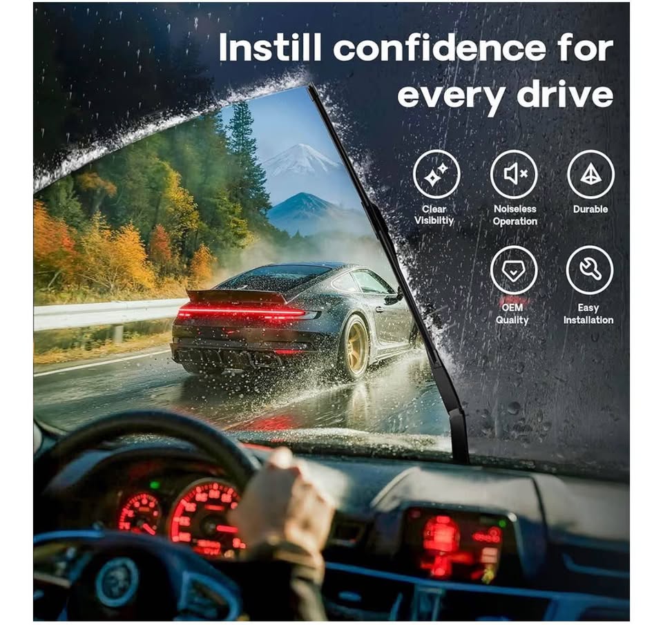 All-Season Windshield Wiper Blade Set