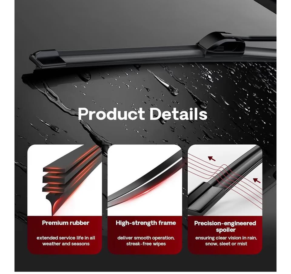 All-Season Windshield Wiper Blade Set