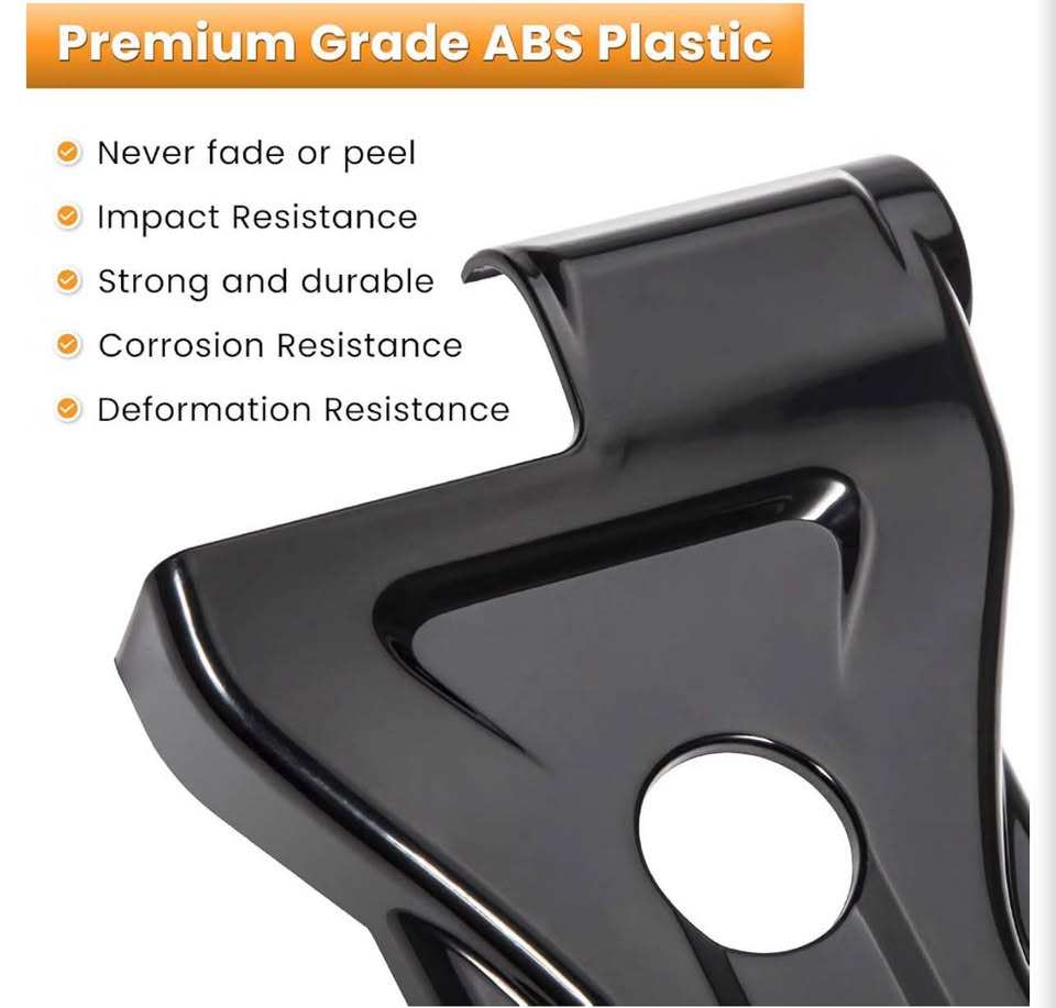 Door Hinge Cover Trim Exterior Accessories Decoration for 2018-2025 Jeep Wrangle