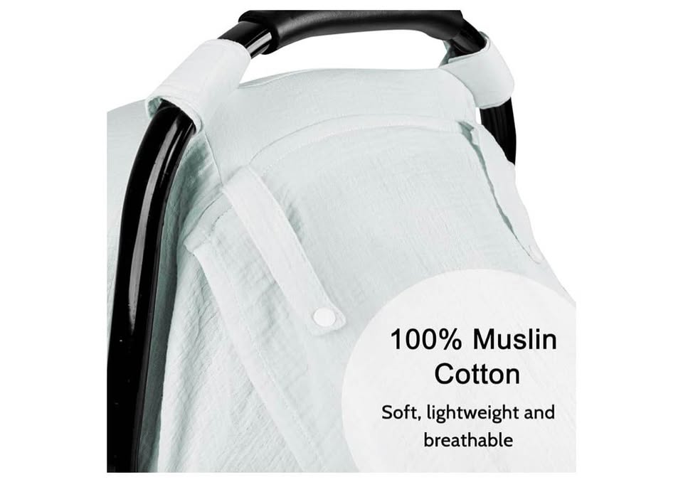 Car Seat Covers for Babies, Summer Baby Car Seat Cover for Boys Girls with Breat