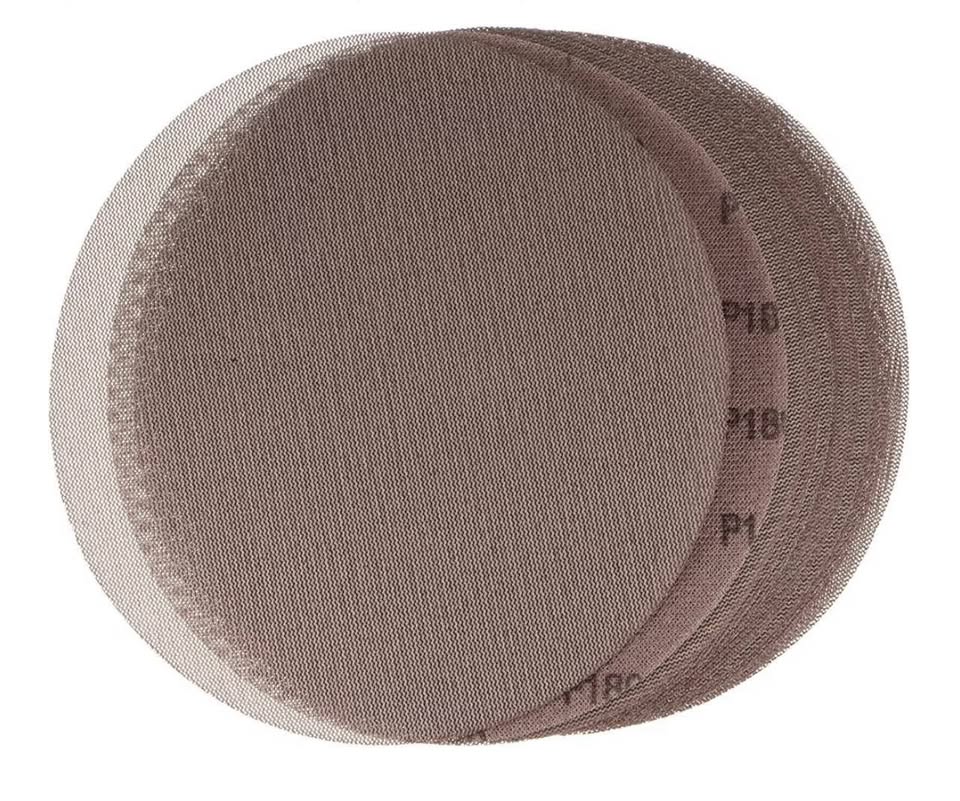 15pcs Mesh Sanding Discs 9 Inch Hook and Loop Sanding Net 180 Grits Dust Free Ab