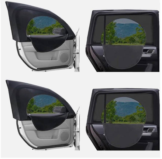Universal Car Window Sun Shades (4-Pack)