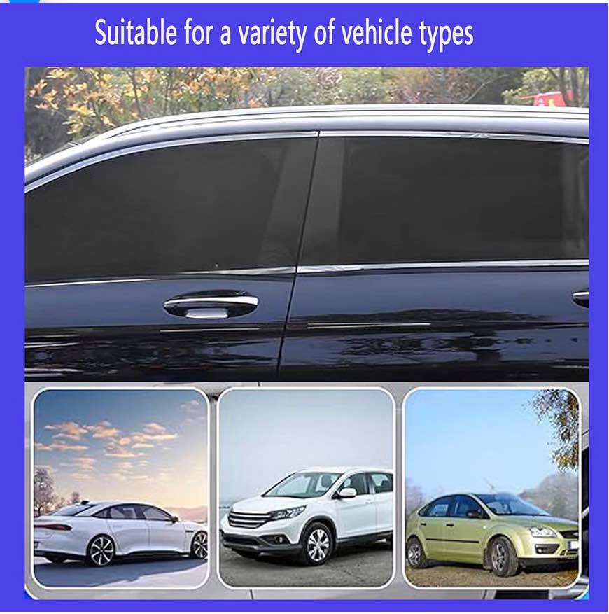 Universal Car Window Sun Shades (4-Pack)