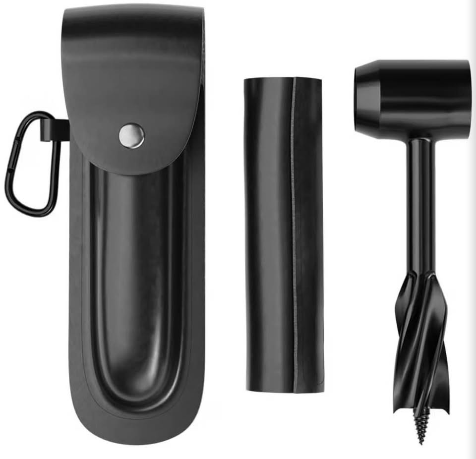 Bushcraft Settlers Tool Survival Hand Auger Wrench, Scotch Eye Auger Manual Dril