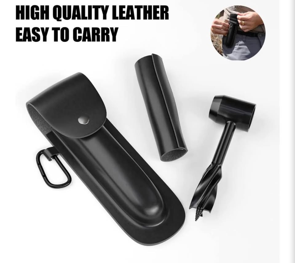 Bushcraft Settlers Tool Survival Hand Auger Wrench, Scotch Eye Auger Manual Dril