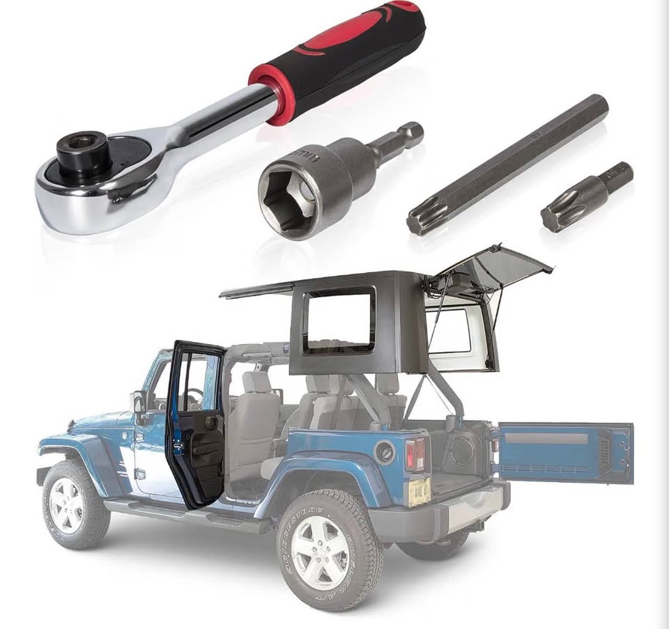 E-cowlboy Hard Top and Door Removal Torx Set Tool Kit for 2007-2024 Jeep Wrangle