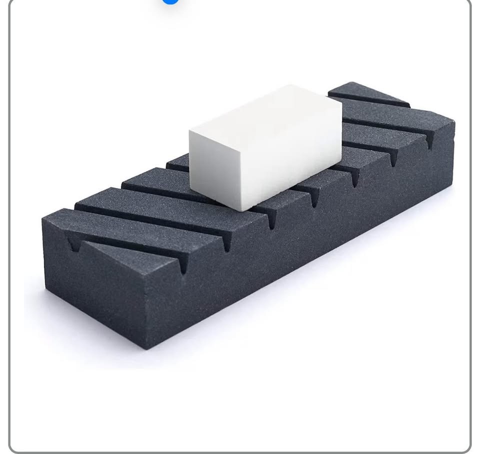 Flattening Stone Set, Two Sharpening Stones Flattener, Grit 180 Black & 320 Whit