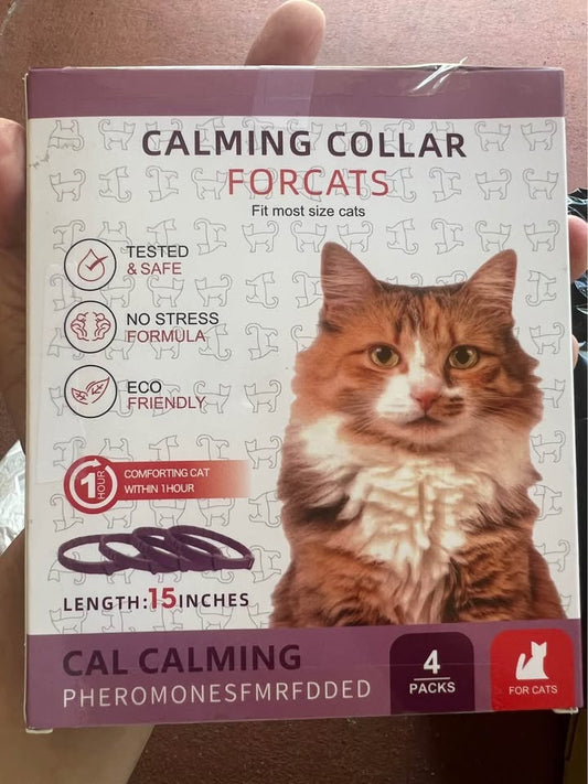 4-Pack Calming Collars for Cats