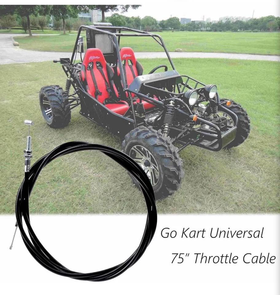 Universal Go Kart 75" Throttle Cable