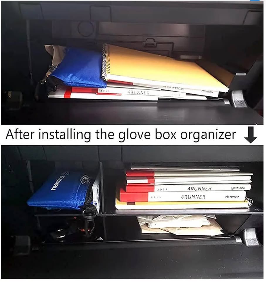 Glove Box Organizer Compatible with 4Runner