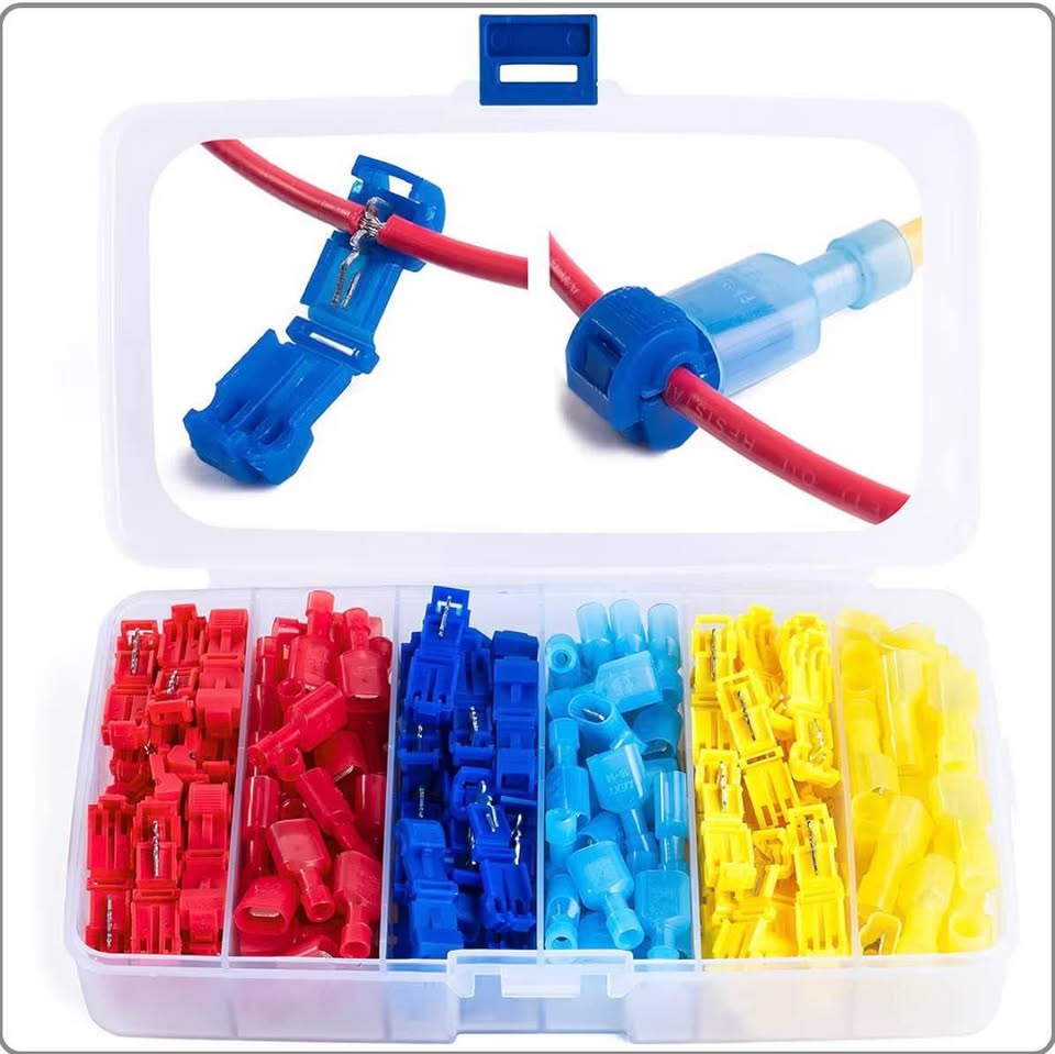 T-Tap Wire Connector and Spade Terminal Assortment Kit