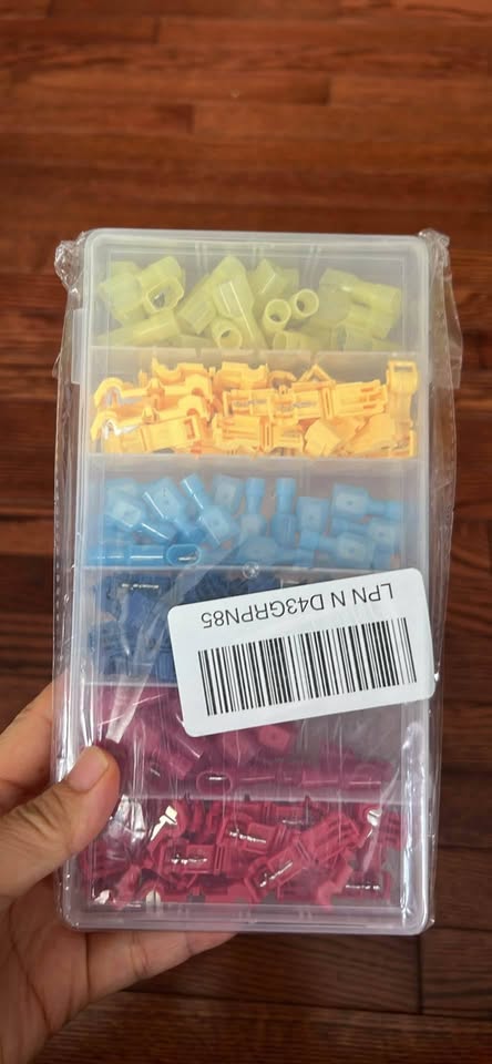 T-Tap Wire Connector and Spade Terminal Assortment Kit